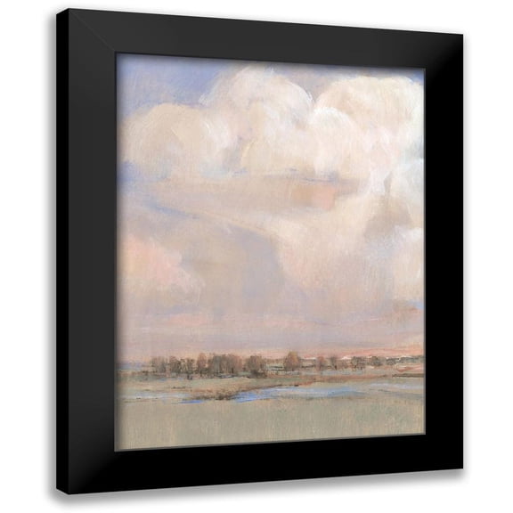 OToole, Tim 12x14 Black Modern Framed Museum Art Print Titled - Billowing Clouds II