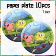 thumbnail image 5 of Sponge-Bob Birthday Decoration Sponge Baby Disposable Tableware Plate Tablecloth Napkin Balloon Baby Shower Kids Party Supplies, 5 of 5