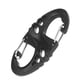 thumbnail image 1 of Mosquetón S 8 Shape Snap Biner Clip Hebilla para acampar al aire libre Negro, 1 of 7