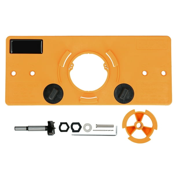 Perforadora para carpintería, localizador de orificios para bisagras de 35 mm, abridor de orificios para carpintería, guía de perforación, diseño elevado