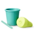 thumbnail image 4 of GoSili Straw Cup 8oz. Sea/Lime, 4 of 7