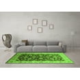 thumbnail image 3 of Ahgly Company Indoor Square Oriental Green Traditional Area Rugs, 3' Square, 3 of 4