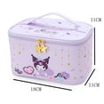 thumbnail image 2 of Sanrio Kuromi-neceser de dibujos animados para mujer, bolsa de maquillaje impermeable de Anime, bolsa de almacenamiento de artículos de tocador de viaje, estuche de belleza, regalo para niña, 2 of 4