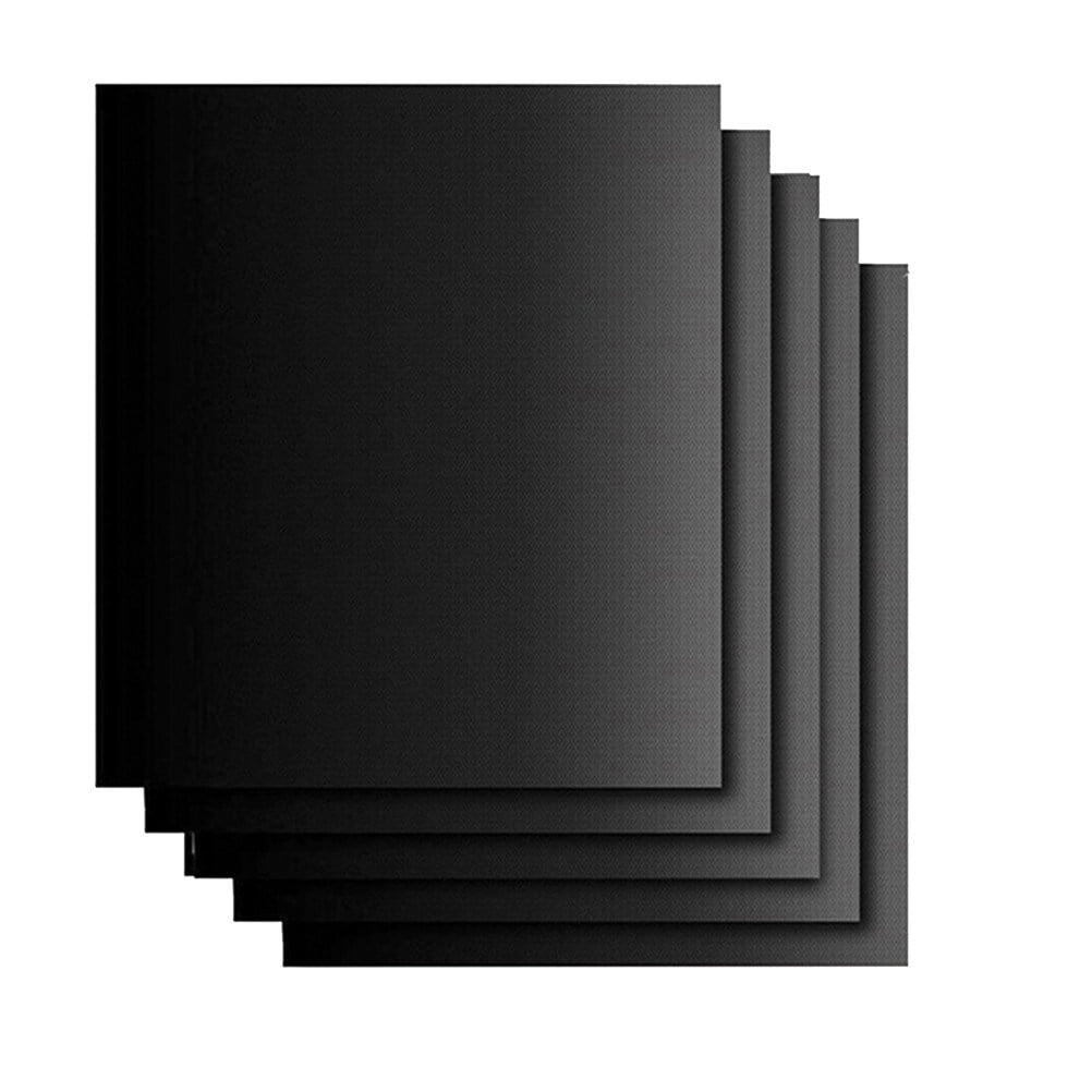 HOMEMAXS 5pcs BBQ Oven Grill Mat Heat Resistant NonStick BBQ Grill