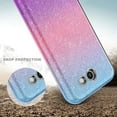 thumbnail image 4 of Samsung Galaxy J7 (2017) / J7 Sky Pro / J7 Perx / J7 V / J7 Prime / Galaxy Halo Case, Bling Glitter Candy Silicone Rubber Gel Hard Protective Case Cover - Blue, 4 of 5