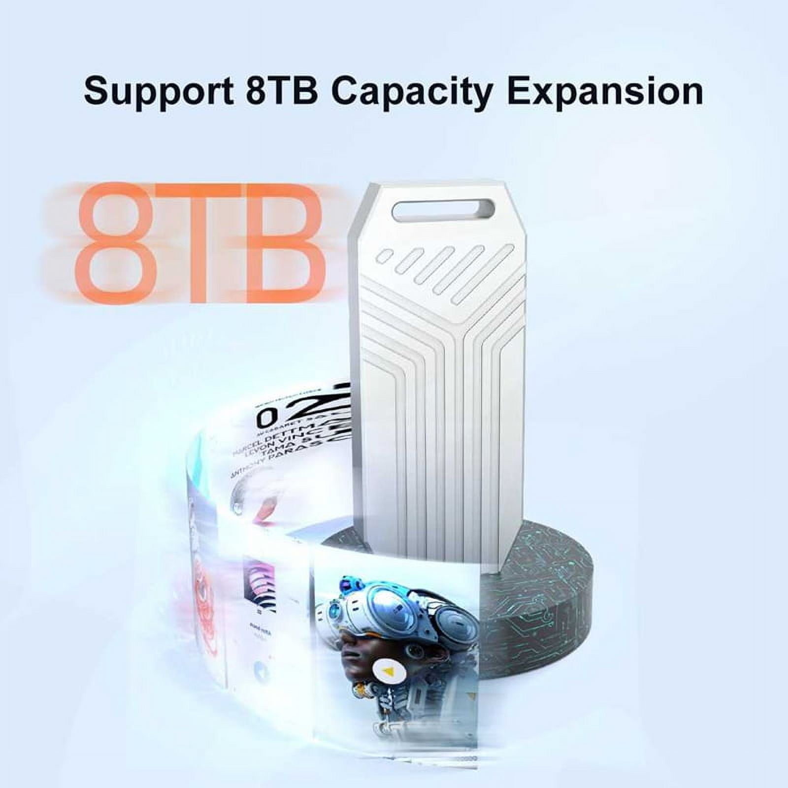 40Gbps M.2 NVMe SSD Enclosure USB4 Type-C External Portable M2 Nvme Case Aluminum Support Thunderbolt4 Tool Free
