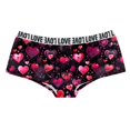thumbnail image 3 of yunLCZ Women's Cotton Underwear High Waist Womens Butt Lifter Lingerie No Show Panties Lip Love Heart Print Briefs Underwear Sexy Cotton Bikinis Thong Underwear, 3 of 3