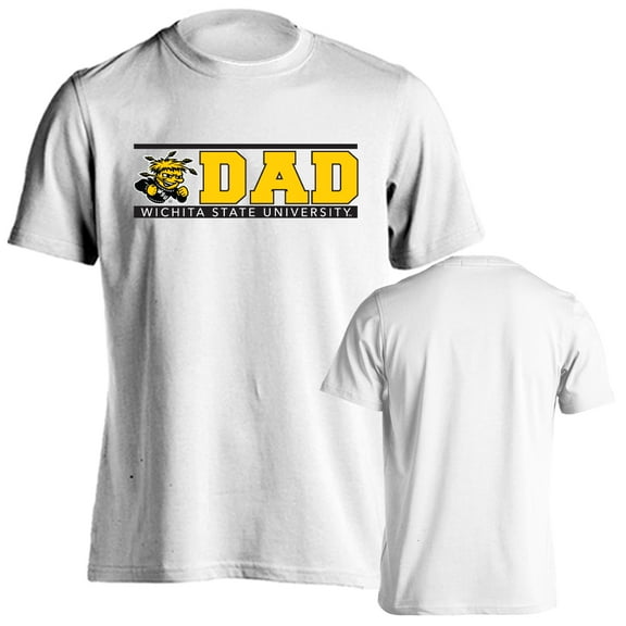 Wichita State University Shockers Dad Proud Parent Short Sleeve T-Shirt