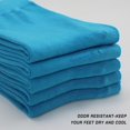 thumbnail image 4 of Calcetines casuales SERISIMPLE de viscosa de bambú para hombre, 5 pares, azules, 4 of 6
