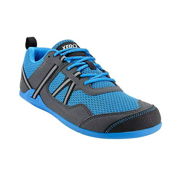 Xero Shoes Prio - Men's Minimalist Barefoot Trail and Road Running Shoe - Fitness, Athletic Zero Drop Sneaker - Black