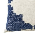 thumbnail image 2 of Furniture of America Cornelius Fabric Natural and Indigo Throw Pillow (Set of 2), 2 of 2
