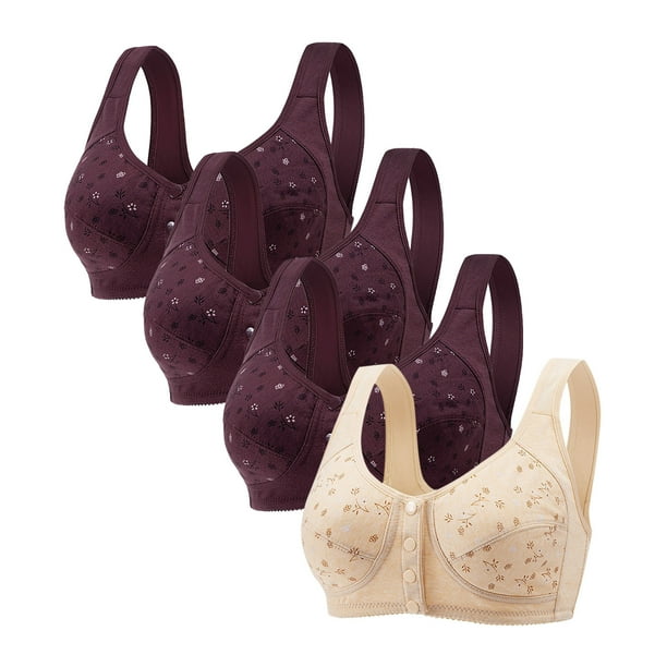 Puntoco Bralettes para mujer Sujetador de perspectiva calada cómodo de color para mujer Ropa interior sin aros