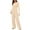 Beige, variant on XuJwPNcy Women's 2 Piece Lounge Sets Long Sleeve Top Wide Leg Sweatpants Casual Outfits Tracksuit Outfits