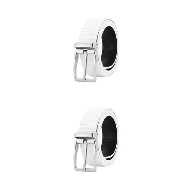 Cinturón de pantalones de moda Sonducket L63 Cromo Blanco 2piezas