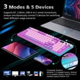 thumbnail image 3 of Teclado mecánico inalámbrico FOPATO H98 RGB de 96 teclas, 3 of 8