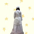 thumbnail image 4 of abrigo de niña, Maga boutique,talla8, color blanco, una pieza, con boina, forro completo, detalle de moños,, 4 of 4