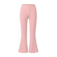 thumbnail image 5 of Mifsaly Girls Flare Yoga Pants Kids High Waisted Elastic Waist Bootcut Leggings Comfortable Soft Stretch Athletic Running Dance Bell Bottoms, 5 of 8