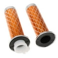 thumbnail image 4 of 2 puños de manillar de motocicleta de aleación de aluminio de 7/8'' y 22 mm para moto de cross Oro, 4 of 6