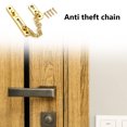 thumbnail image 4 of Cerradura antirrobo para puerta de hotel, cadena de pernos, seguridad para niños, cerradura para el hogar (dorado) Likrtyny Para estrenar, 4 of 6