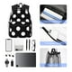 thumbnail image 4 of Easygdp Black and White Polka Dot Mochila Casual para Portátil, Mochila para Escuela, Viajes, Negocios, 4 of 6