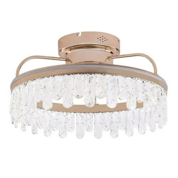 Ceiling Fan Light Remote Control Chandelier Lamp Modern Living Room 6-Speed