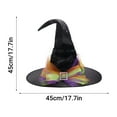 thumbnail image 2 of WEGFTDUOP Halloween Witch Hat Party Decoration Props Witch Hat Halloween Witch Hat Non-woven Hat Event Party Supplies Props Decoration, 2 of 5
