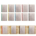 thumbnail image 4 of Shisuyan 100pcs Sheet Protectors Clear Design 11 Hole Paper Cover Loose Leaf Protectors, 4 of 8