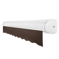 thumbnail image 4 of Awntech 20 Ft Key West Left Motorized Heavy Duty Patio Retractable Awning with Cassette (240in x 9.38in x 120in), Brown, 4 of 6