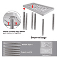 thumbnail image 4 of Repisa Apilable Cocina Estantería Extensible  Gris, 4 of 5