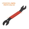 thumbnail image 4 of Uxcell 2pcs Double Sided Bike Pedal Wrench 15/16/17mm Bicycle Pedal Removal Spanner for Biking Cycling Mountain Bike, 4 of 6