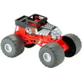 thumbnail image 5 of Hot Wheels Ginormous Monster Truck Bone Shaker Vehicle 1:10 Scale with Lights & Sounds, 5 of 7