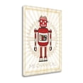thumbnail image 1 of Tangletown Fine Art Retro Robot III By Jennifer Pugh,  Gallery Wrap Canvas 20 x 16, 1 of 3