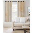 thumbnail image 2 of Cream Blackout Curtains for Bedroom/Living Room, Thermal Insulated Kitchen Curtains, Modern Oil Painting Abstract Grommet Darkening Window Treatment Drapes 42"x84"x2, 2 of 8