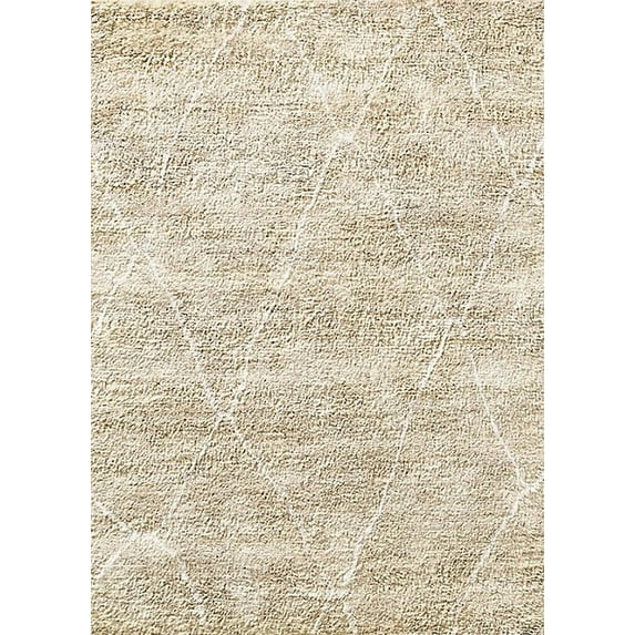 Ahgly Company Indoor Rectangle Mid-Century Modern Brown Solid Area Rugs, 8' x 10'