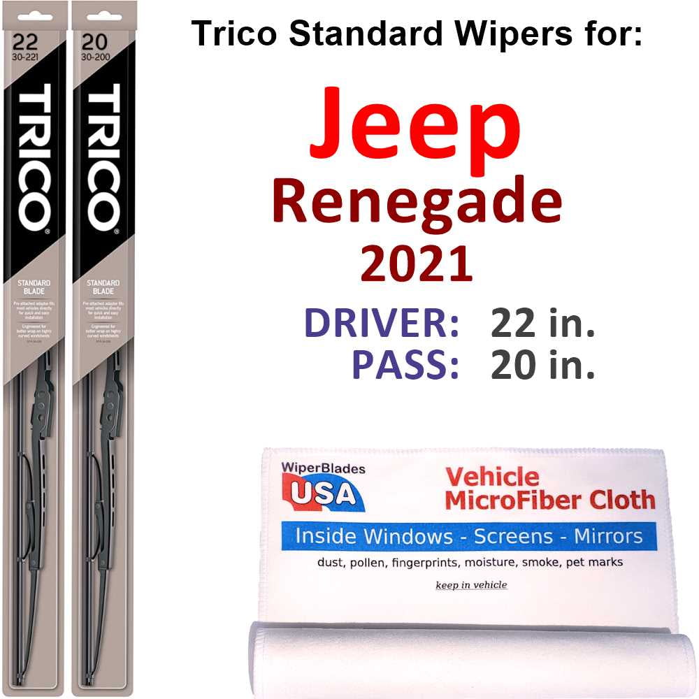 2021 Jeep Renegade Wiper Blades (Set of 2)