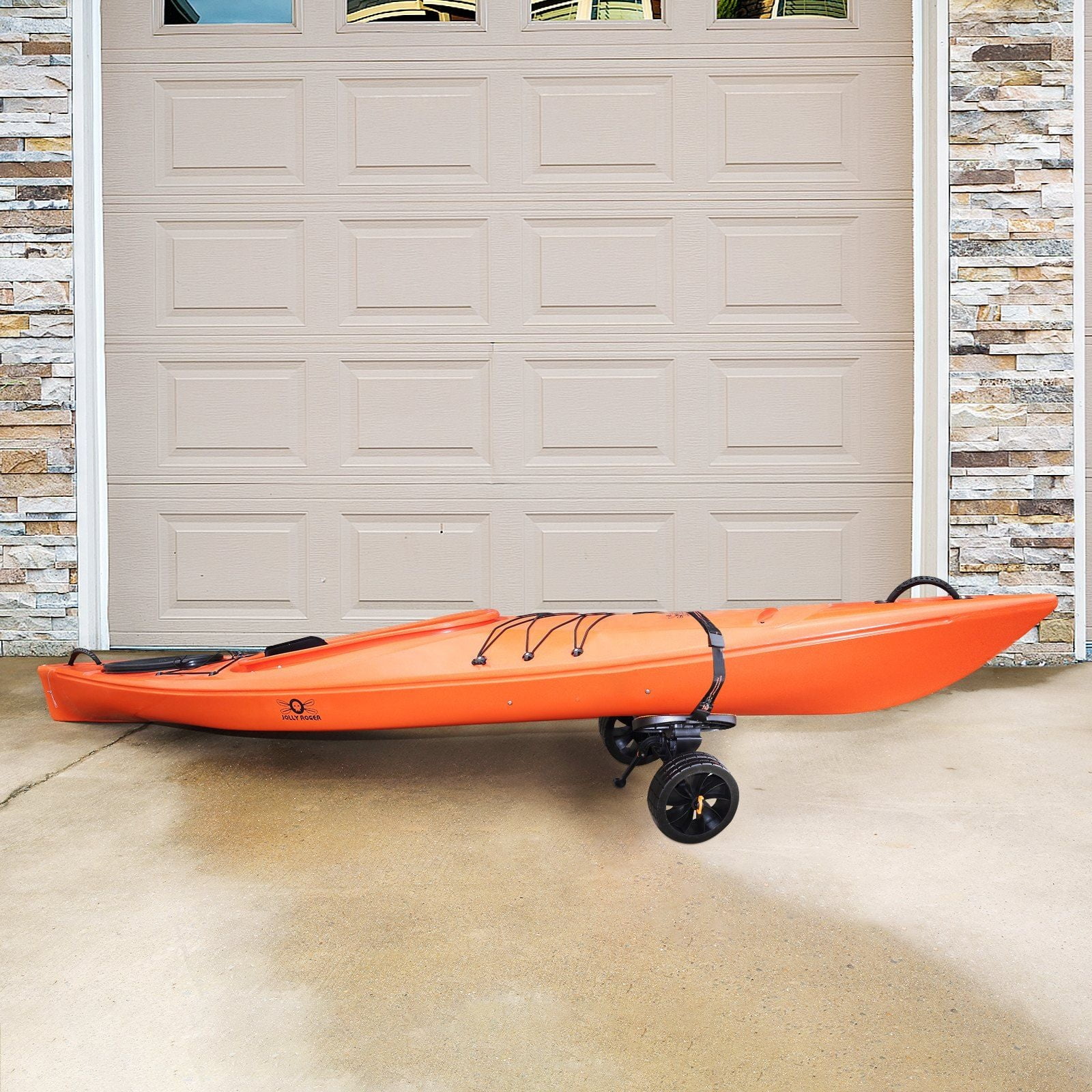 Kayak Cart Heavy Duty 320lbs, Canoe Trolley with 10'' Tires