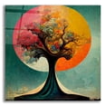 thumbnail image 1 of Epic Art 'Tree Of Life 5' by Ray Heere, Acrylic Glass Wall Art, 12"x12", 1 of 8