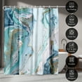 thumbnail image 4 of Americanflat 71" x 74" Shower Curtain, Marble Petroleum Ii by PI Creative Art, 4 of 6