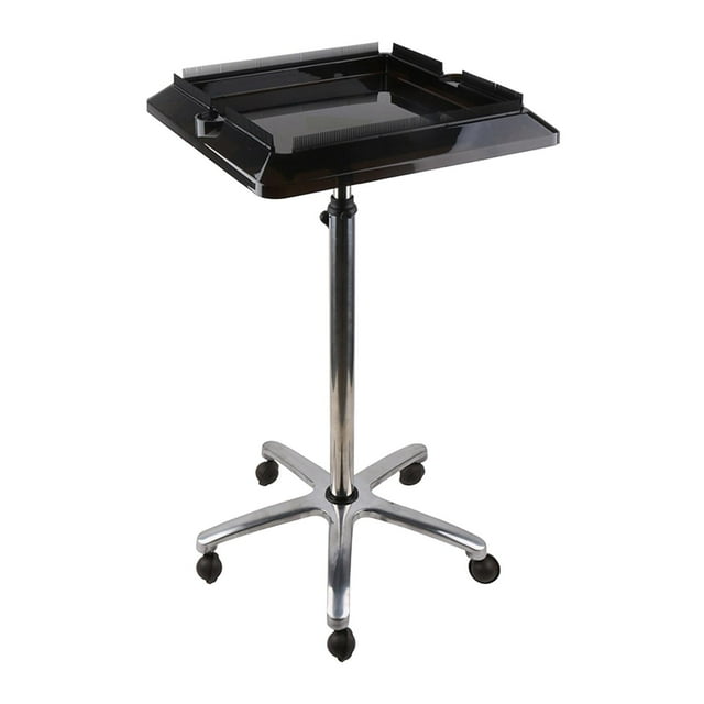 Carro rodante para bandeja de peluquería para peluquero/altura , extraíble, carrito de almacenamiento móvil para salón, bandeja de salón barriles SM SunniMix Carro de bandeja de peluquería