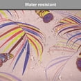 thumbnail image 7 of Tropical Chair Seating Cushion Set of 4, Exotic Themed Layout of Palm Leaves and Butterflies Flying Colorful Paradise, Seat Pads for Office with Anti-slip Backing, 16"x16", Multicolor, by Ambesonne, 7 of 7