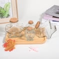 thumbnail image 4 of 4 Pcs Small Glass Jars with Cork Lids Heart and Star Shaped Candy Jars Clear Storage Container Jars Wishing Bottles Drift Bottles Cookie Jars Craft Jars, 4 of 5