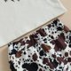 thumbnail image 5 of Blusa Mangas Cortas Ropa de verano para niñas, trajes, Tops estampados + pantalones acampanados con borlas, trajes de 2 uds. Cgtredaw Marrón T 12/18 M Única para Niña, 5 of 6