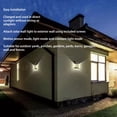 thumbnail image 3 of Solar Tungsten Wall Light Outdoor Sensor LED Lamp Exterior Lighting IP65 Waterproof for Garden Yard, 3 of 7