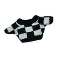 thumbnail image 3 of Kokiya Doll Clothes for 20cm Dolls DIY Birthday Gift Dress up Cute Knitted Clothing Black White, 3 of 9