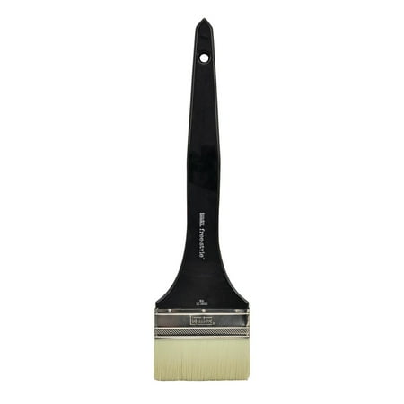UPC: 0094376976731 | Liquitex Freestyle Large Scale Brush  Long Handle  Broad Flat/Varnish  4