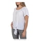 thumbnail image 2 of Blusa Simply Basic Talla G Campesina Estampada Blanco, 2 of 4