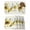 yellow, variant on Sunflower Placemats Set of 12, Rustic Floral Butterfly Bee Black White Plaid Placemats for Dining Table, Place Mats for Kitchen Tabletop, Waterproof Wipeable Dining Table Mats Set