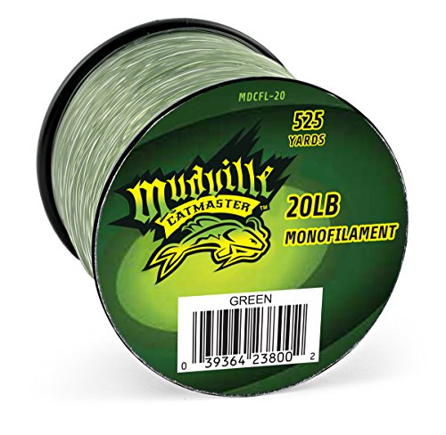 Catmaster Monofilamnet Fishing Line Green 20 LB 525 Yards Mudville MDCFL-20