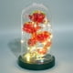thumbnail image 1 of Flores artificiales de vidrio, rosa de mariposa galáctica en cúpula de vidrio, rosa eterna iluminada, regalos de cumpleaños para mujeres, mamás, abuelas, esposas, regalo de rosa eterna para, 1 of 3