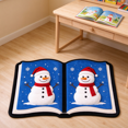 thumbnail image 5 of Book Shape Doormat,Snowman Style Rug,Non-slip Doormat,15.7"x27.6", 5 of 5